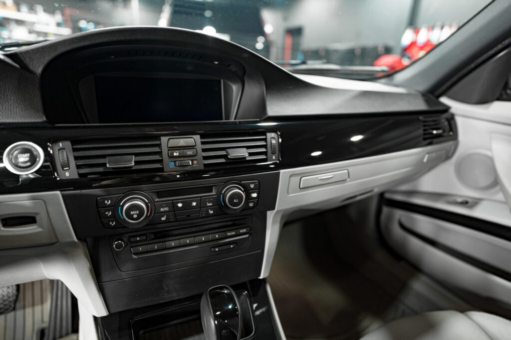 Interior detailing process at Perfect Finish Autospa